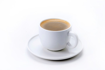 Coffee cup on a white background.