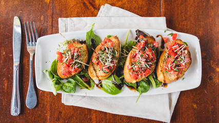 Italian dish - Bruschetta