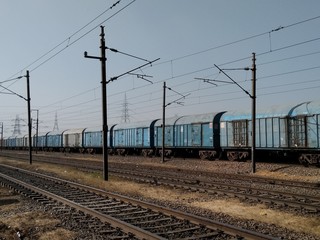 Fototapeta na wymiar A picture of railway track