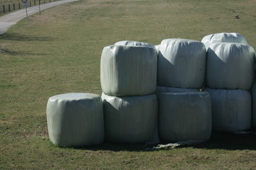 Hay bales