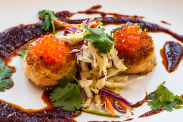 crab cake appetizer