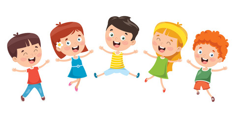 Little Children Having Fun Together