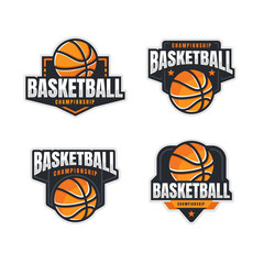 Basketball Logo Set, American Logo Sport