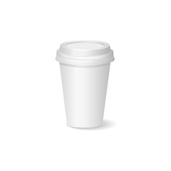 Coffee cup ower white