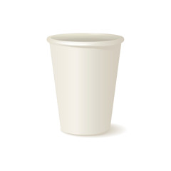 Cup over white