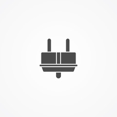Plug vector icon sign symbol