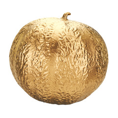 Golden charentais melon, 3d rendering