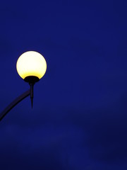 Lamp at night