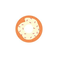 Isolated sweet donut icon vector design