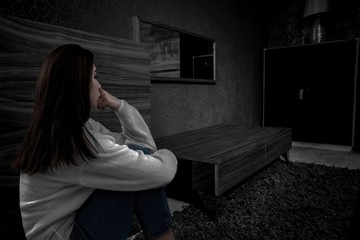 Fototapeta premium Depressed.
