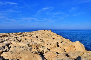 coast of mediterranean sea