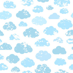 Cloud seamless pattern