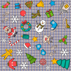 Vector Christmas pattern