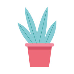 plant icon, flat design