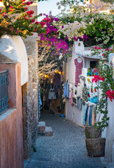 Alley in Santorini