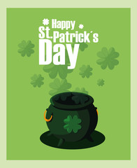 Happy saint patricks day vector design