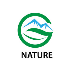 nature logo vector image