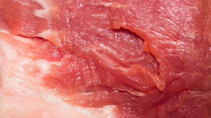 Piece of pork.Background of pork.The texture of the pork meat.