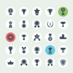 Award icon set
