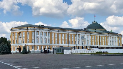 Fototapeta na wymiar Russia President Putin's residence in Kremlin, Moscow