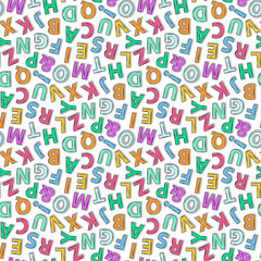 ABC pattern seamless.