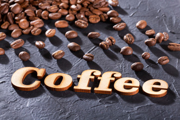 Roasted organic coffee beans - Coffea