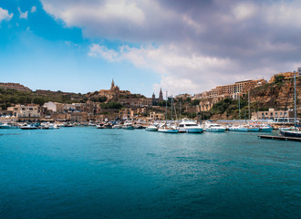 Overlooking the Island of Gozo 