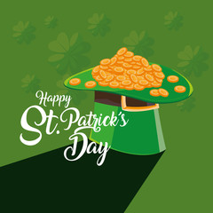 Happy saint patricks day vector design