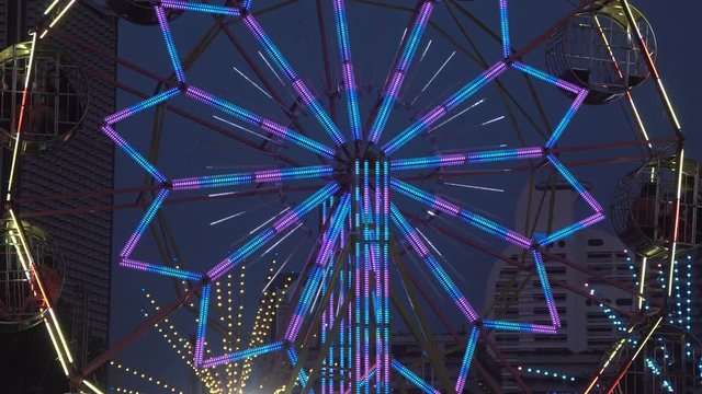 Ferris wheel in theme park