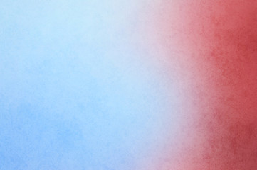 Abstract modern painting . Dry brush painted paper , canvas , wall . Textured background in blue and red tones
