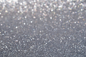 Obraz premium silver glitter abstract background 