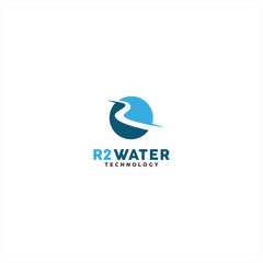 Water River Logo Template Design