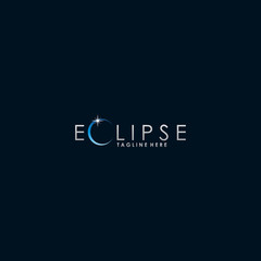 eclipse logo template design concept