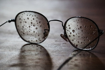 Drops On Glasses