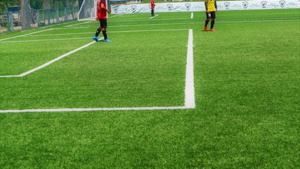 football on the field