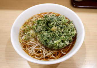 春菊天そば