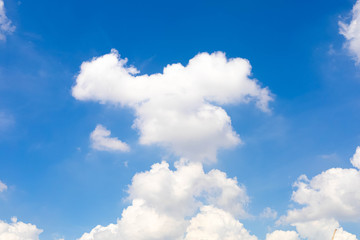 Blue sky and white clouds