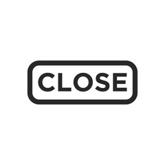 Close and Open icon vector isolated symbol illustration EPS 10