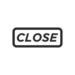 Close and Open icon vector isolated symbol illustration EPS 10