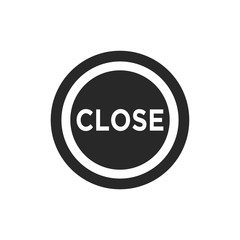 Close and Open icon vector isolated symbol illustration EPS 10