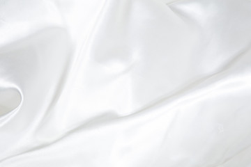 Abstract White cloth background with soft waves. Concept Abstract background.