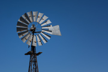 Australian Windmill detail, landscape orientation.