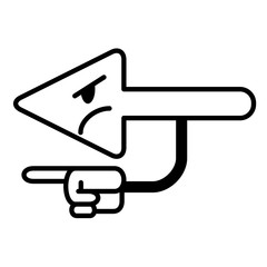 矢印キャラクター