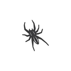 spider ilustration logo vector