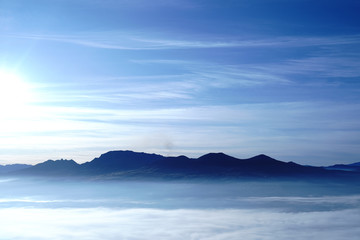 美しい阿蘇山の雲海