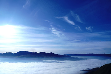 美しい阿蘇山の雲海