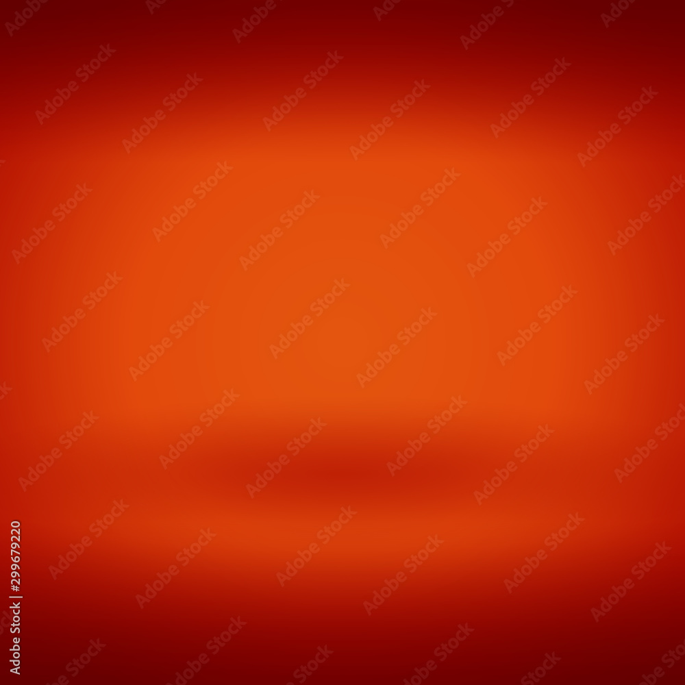 Poster red empty studio room background for display product.