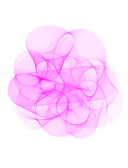 Pink fractal background. Abstract pink splash