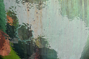 Shiny glaze abstract 
