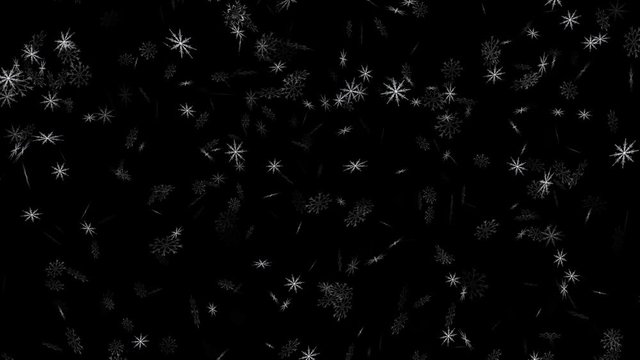 Christmas Snow Flakes Falling can be used as an overlay on the footage.
